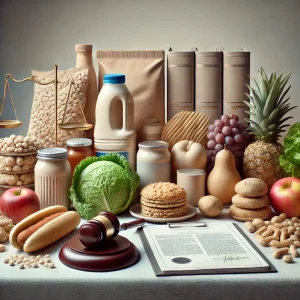 DALL·E 2025-03-11 21.45.30 - An ultra-realistic image of a table with processed foods, including items with artificial additives and preservatives, presented in soft, neutral tone