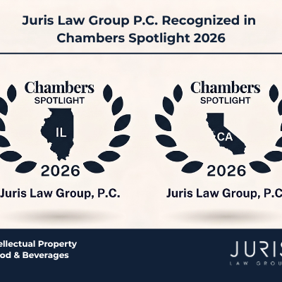 Juris Law Group P.C. Recognized in Chambers Spotlight 2026 for Food & Beverage and IP Excellence (1)